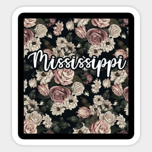 Strong Mississippi State Face Sticker